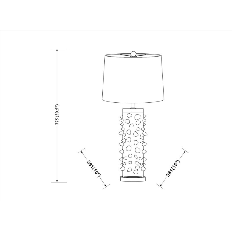 Sharyan Table Lamp, Black