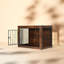 Wooden Dog Crate Furniture, Nightstand with Lock-828711453-828711454