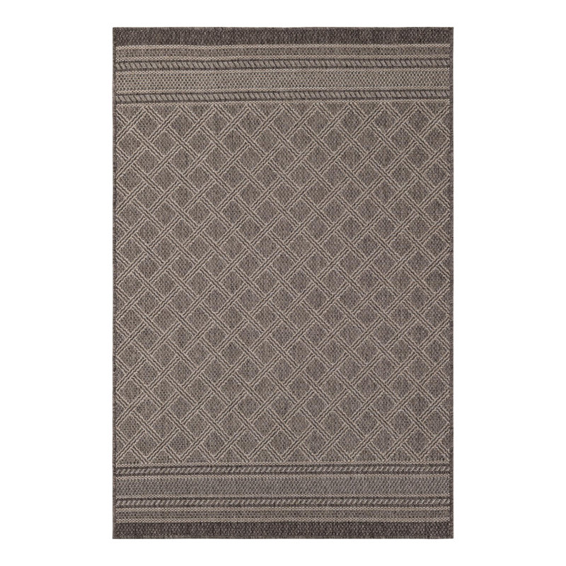 Indoor/Outdoor Trellis Area Rug, Rectangle 4'1" x 6'1"
