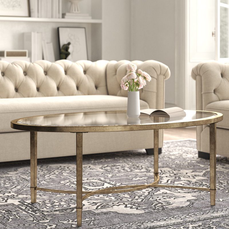 Allyance Glass Top Single Coffee Table