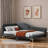 Upholstered Daybed With Headboard And Armrest-382239012-382239018