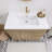 Spring 36'' Single Bathroom Vanity with Acrylic Top