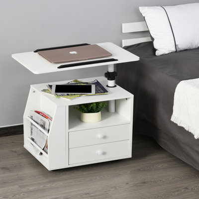 Ademaro Side Table with Storage