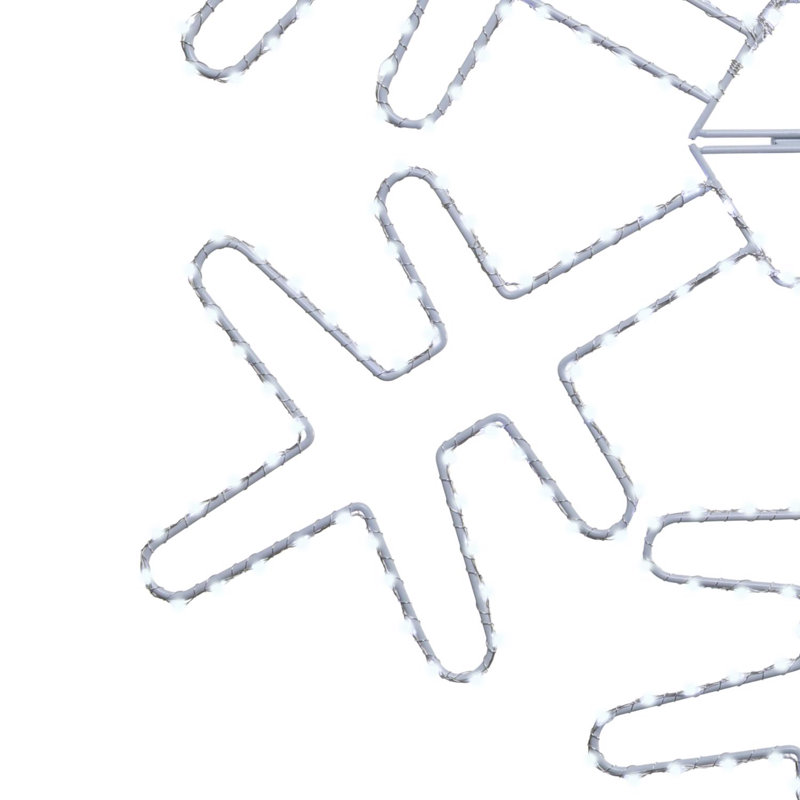 Décoration suspendue flocon de neige blanc pur 24 po Celebrations