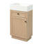 Meuble-lavabo 18 po avec lavabo réversible en résine