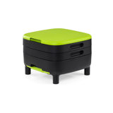 Maze 4 Gallons Plastic Odor Resistant Worm Bin with Latching Lid
