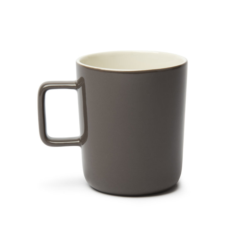 Porcelain Coffee Mug, Grey