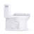 TOTO Ultramax One-Piece Elongated 1.28 GPF Universal Height Toilet with CEFIONTECT and SS114 SoftClose Seat, Cotton White - MS608114CEFG#01-123826836-123826837