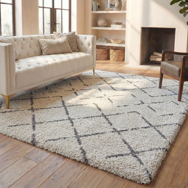 Tapis d'intérieur à poils longs Arizona, Rectangulaire 8 pi x 10 pi