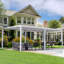 19 pi. L 10 pi. Pergola en aluminium