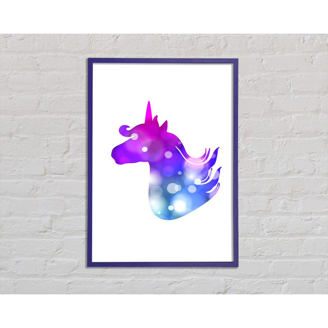 Poster Leuchtendes Einhorn