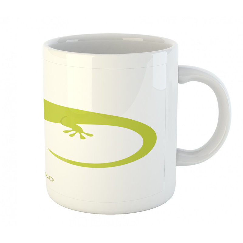 Grande tasse à café reptile