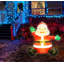 PMU Christmas - Décorations gonflables des Fêtes, Père Noël assis, 4 pi (1 / paquet)