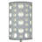 30"H GREY/WHITE RETRO TABLE LAMP