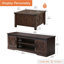 Ensemble de meuble télé et de table basse 65 po pour salon de télévision jusqu'à 65 po Laziza-500601190