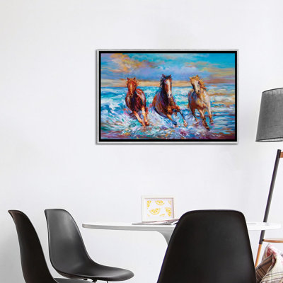 Beauty, Spirit & Freedom by Leon Devenice - Picture Frame Painting Print on Canvas