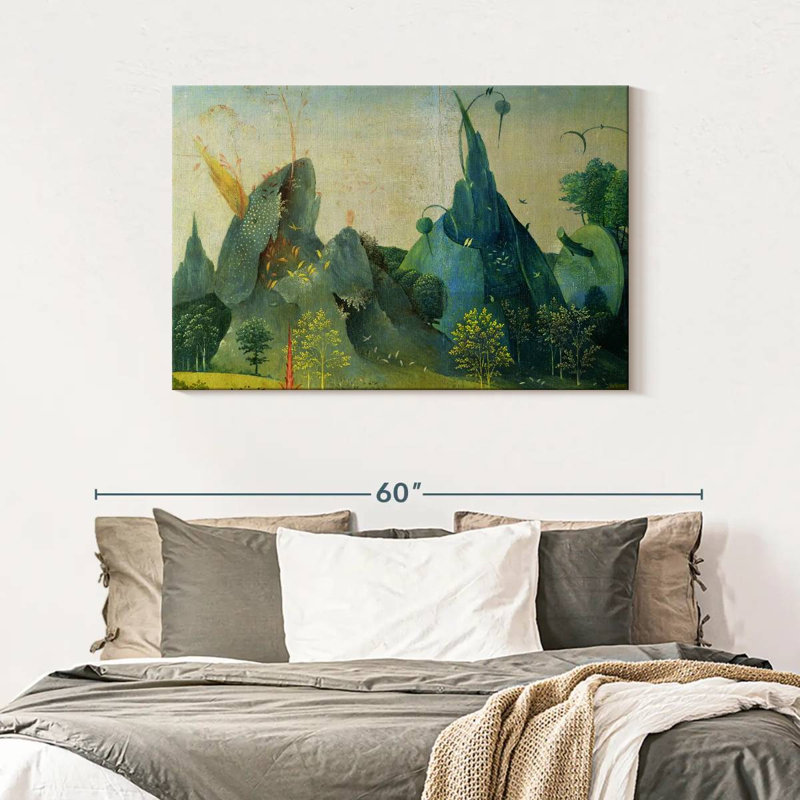 Kelan, le jardin des délices terrestres II, H 30 po x l 45 po