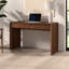 Bureau rectangulaire en chêne gris antique Harlan-64915561