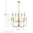 Austen 10-Light Exposed Bulb Multi-Tier Chandelier-275368611