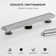 24 Inch Linear Shower Drain With Tile-In Pattern Grate