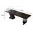 62.99"Rectangular black pine writing desk-1979400969
