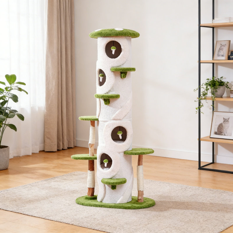 Structure d'escalade simple, Blanc / Vert