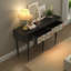 Élégante console en bois à pieds hauts-611199940