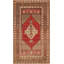 Canvello Vintage Oushak Coral Lamb's Wool Area Rug- 3'8" X 6'4"