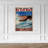 Swimming Athlete - If You Want To Be The Best You Have To Do Things Other People Aren't Going To Do Gallery Wrapped Canvas - Sport Illustration Decor, Blue Living Room Decor-1830615189