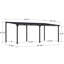 Belmont Lean To Outdoor Patio Gazebo With Steel Slope Roof,EROMMY Hardtop Wall Mounted Metal Frame Pavilion-1326972133