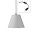 Luminaire suspendu 1 lumière à cône simple Galilea-35388940