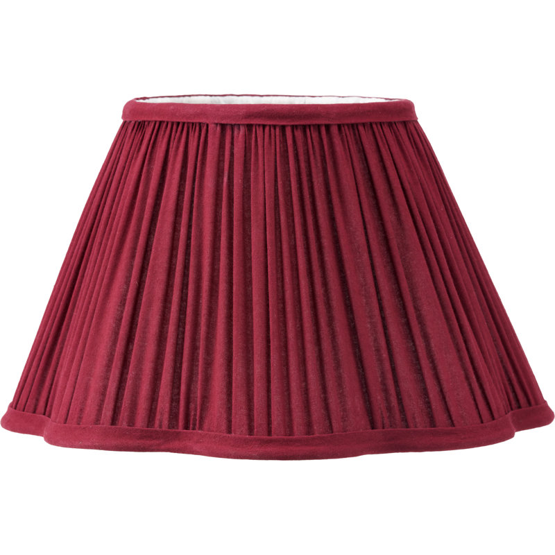 Cotton Empire Lamp Shade ( Uno ), Red, 18" H x 30" W x 30" D
