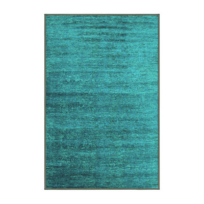Tapis bleu / bleu sarcelle