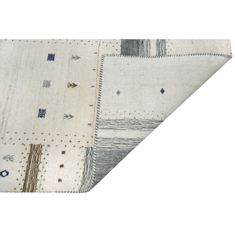 Handmade Wool Area Rug, Runner 2'6" x 8'