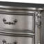 Table de chevet 2 tiroirs Antique Platinum