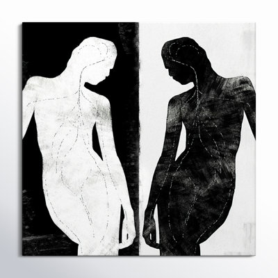 " Contrasting Silhouette Figure " by 5by5collective
