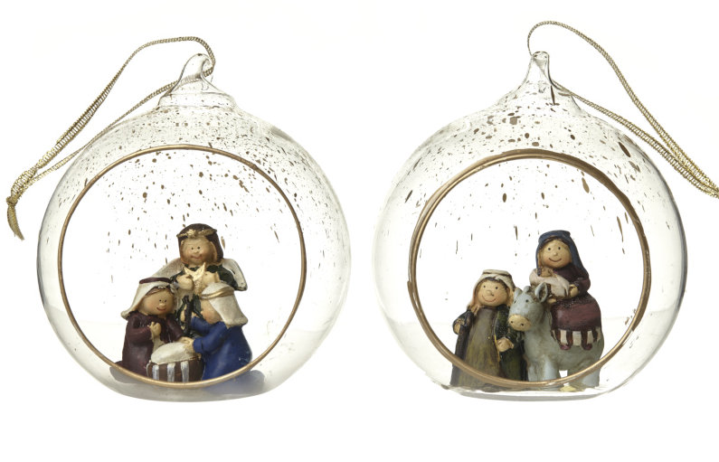 10cm Wood Hanging Figurine Ornament