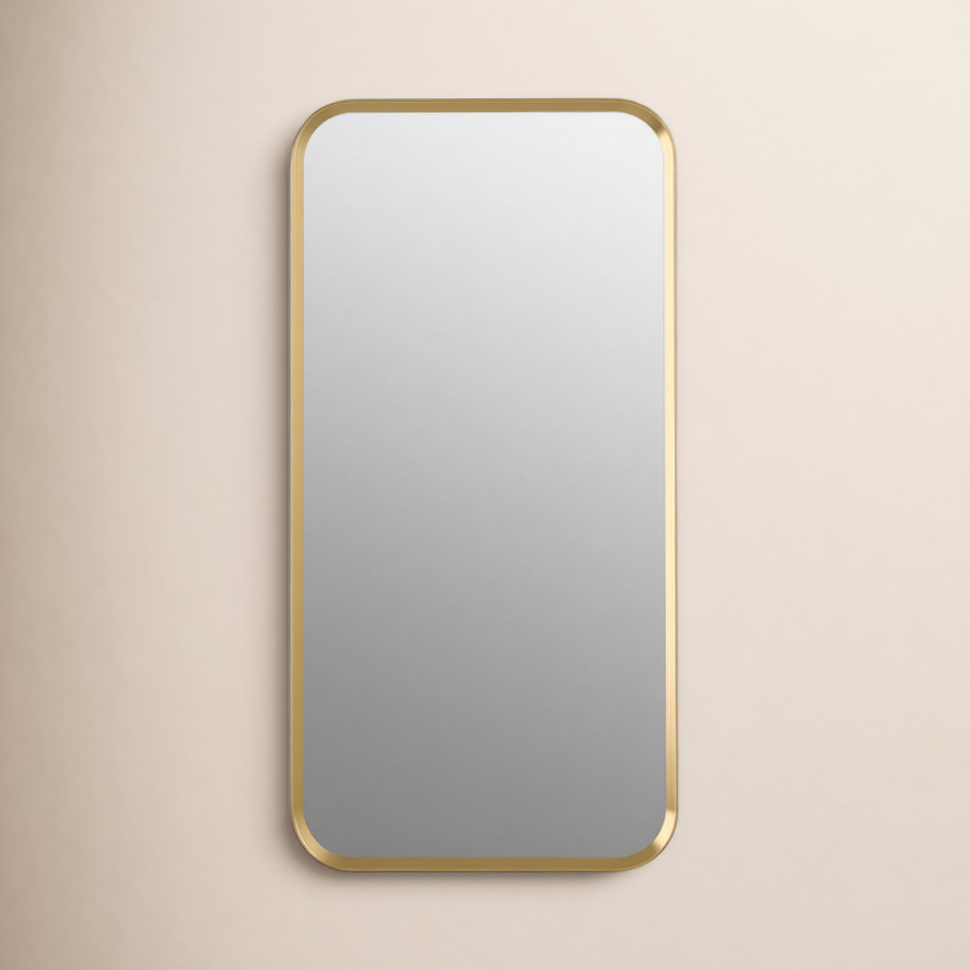 Verdera Surface Mount or Recessed Rectangular Framed Medicine Cabinet, Brushed Gold, 30" H x 12" W x 4.18" D