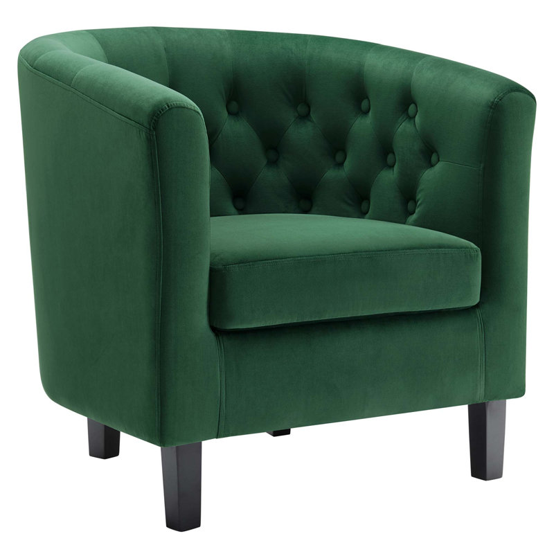 Modway Prospect Upholstered Armchair, Emerald