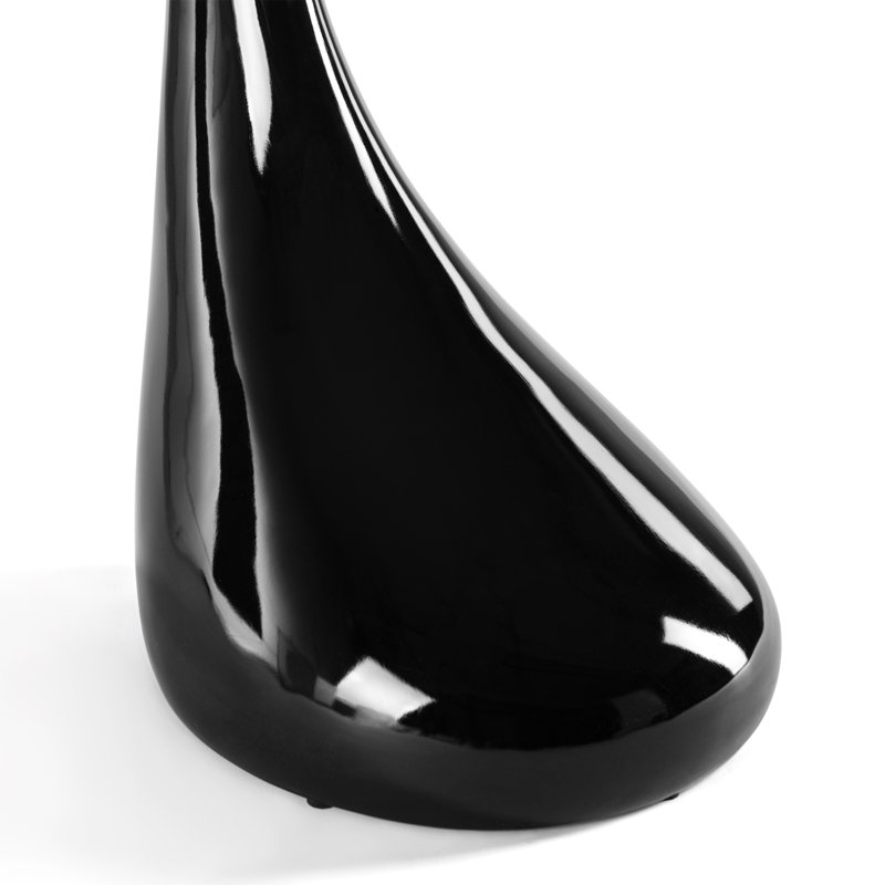 Table de bout en verre Artidiello, Noir