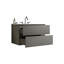 Meuble-lavabo mural de 30 po avec lavabo en céramique et trois trous de robinet, grand meuble-lavabo flottant avec rangement pour salle de bain moderne, pré-assemblé-48514799-48514798