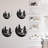 Deer in Pine Trees Forest Minimalist Modern Abstract Wall Sculpture Hangings Metal Wall Décor-94207957-94207962