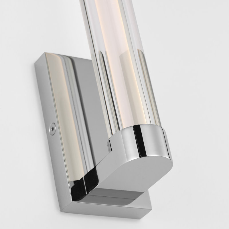 Reiya 1 - Light LED Armed Sconce, Chrome