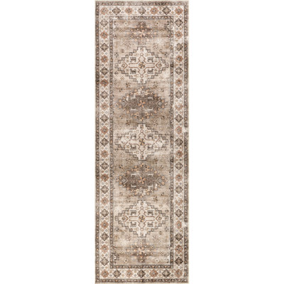 Haskett Distressed Machine Washable Area Rug
