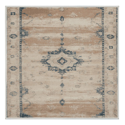 Tapis beige surteint lavable à la machine