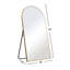 Grand miroir de plancher arqué pleine longueur-1095442283-1095442277