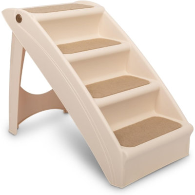 Cozy Up Folding Pet Steps 25" Grey