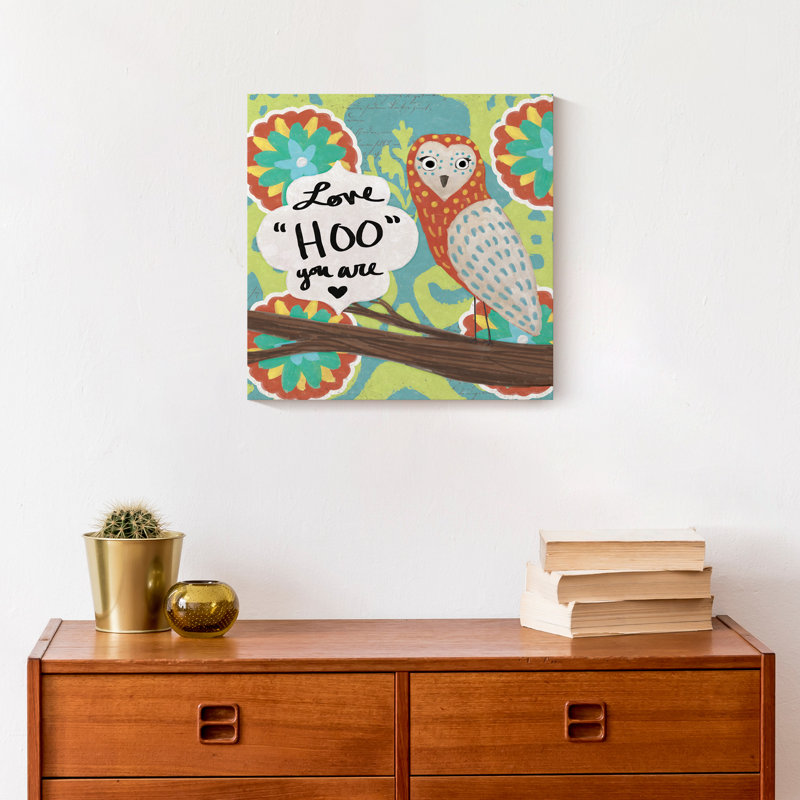Love Who You Are Print On Canvas; 0C9457145903406BA582A918A26B6E19 Square, 12" H x 12" W x 1.25" D