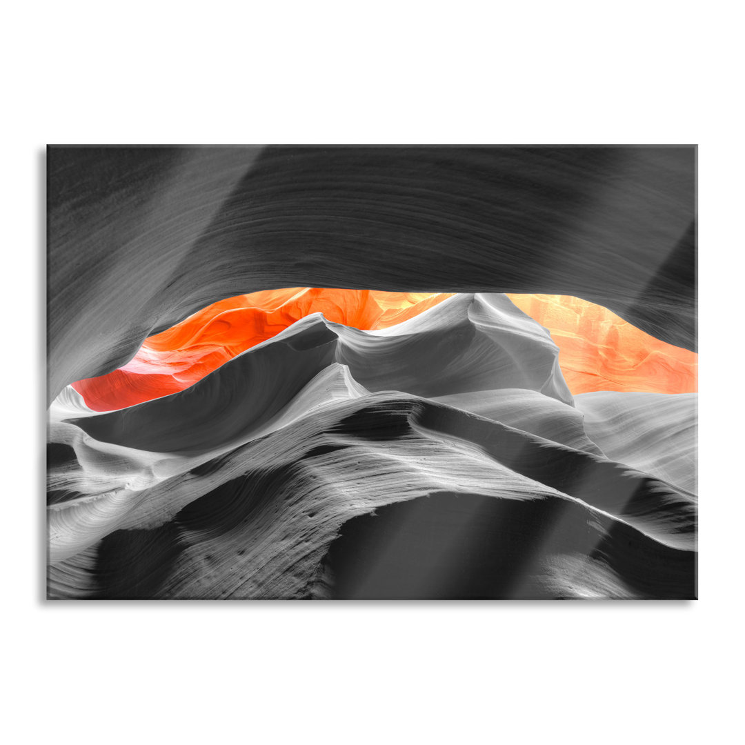 Glasbild | Wandbild Auf Echtglas | Beeindruckender Antelope Canyon LFs7349