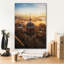  «Foggy Morning In Deventer 1» par Martin Podt, art mural sur toile, 18 po x 26 po